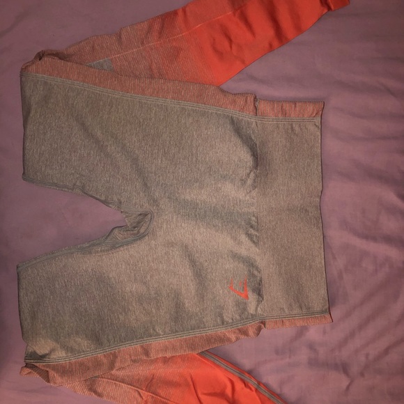 Small gymshark coral/taupe amplify seamless legging - Picture 1 of 1